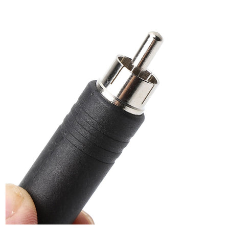 Connettore Adattatore Cavo Audio Stereo Spina Rca A Presa Aux Da 6,5 mm C-067