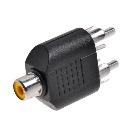 Connettore Adattatore Splitter A Y Audio 2 X Rca Maschio A Rca Femmina C-050