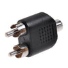 Connettore Adattatore Splitter A Y Audio 2 X Rca Maschio A Rca Femmina C-050