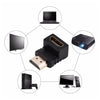 Connettore Adattatore Video Hdmi Maschio A Hdmi Femmina Angolo Retto 90° Tv C-063