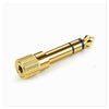 Connettore Aux Adattatore Spina Maschio 6.35mm A Presa Femmina 3.5mm Stereo C-072