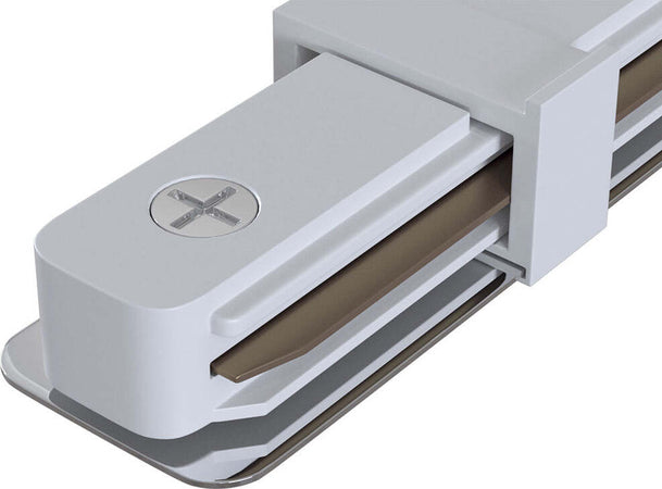 Connettore-Bilaterale-Per-Binario-In-Plastica-Bianca