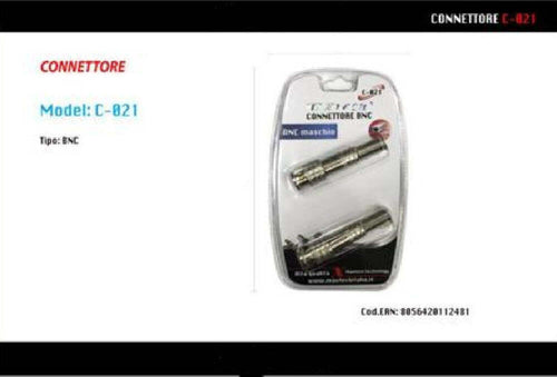 Connettore Bnc Maschio Connettori Adattatore Per Videosorveglianza Maxtech C-021 Elettronica e telefonia > Accessori Audio e Video > Adattatori Video Trade Shop italia - Napoli, Commerciovirtuoso.it