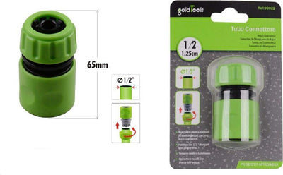 Connettore Con Innesto Rapido Con Acquastop Per Tubo Da 1/2? 1.25cm 65mm 90022 Giardino e giardinaggio/Attrezzi da giardino e attrezzature per l'irrigazione/Attrezzature per l'irrigazione/Pompe e accessori/Parti e connettori Trade Shop italia - Napoli, Commerciovirtuoso.it