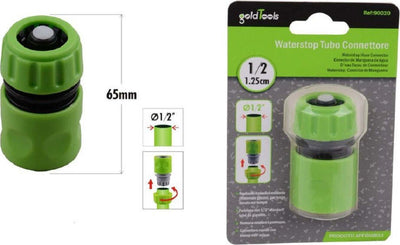 Connettore Con Innesto Rapido Per Tubo 1/2? 1.25cm Con Blocco Acqua 65 Mm 90020 Giardino e giardinaggio/Attrezzi da giardino e attrezzature per l'irrigazione/Attrezzature per l'irrigazione/Pompe e accessori/Parti e connettori Trade Shop italia - Napoli, Commerciovirtuoso.it