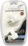 Connettore D'antenna Tv A 90? Per Cavo Antenna Tv Maschio Femmina Maxtech C-ant02 Elettronica e telefonia > Accessori Audio e Video > Adattatori Video Trade Shop italia - Napoli, Commerciovirtuoso.it