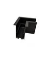 Connettore Giunto Angolare Curva Nero Per Binario Magnetico 48v Accessori Tk670-l