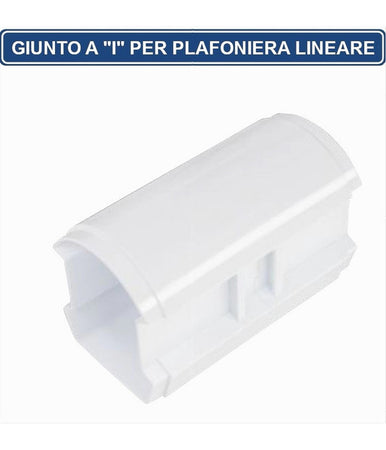 Connettore Giunto Diritto Per Connessioni Plafoniere Lineari Raccordabili Yl20-d
