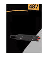 Connettore Giunzione Angolare Installabile Guida Binario Magnetico Nero 48v Mk-j