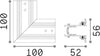 Connettore-Incasso-Orizzontale-Elettrificato-On-Off-Ego-Alluminio-Bianco
