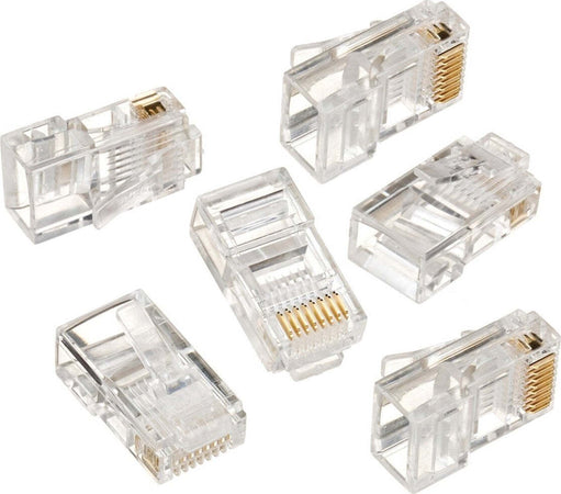 100 PEZZI CONNETTORE LAN CAT5 8 POLI ETHERNET PLUG LAN RJ45 NETWORK INTERNET Elettronica/Informatica/Accessori/Cavi e accessori/Cavi/Cavi Ethernet Trade Shop italia - Napoli, Commerciovirtuoso.it
