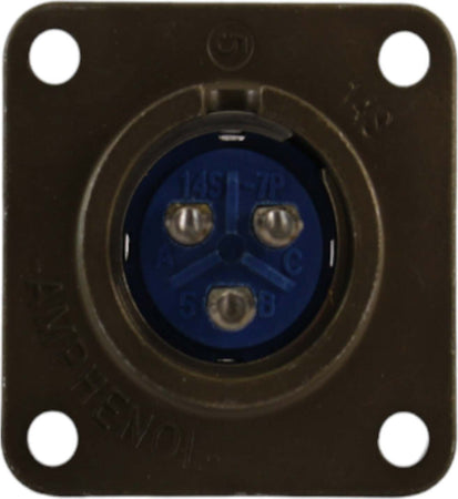 Connettore-maschile-flangiato-3P-Amphenol