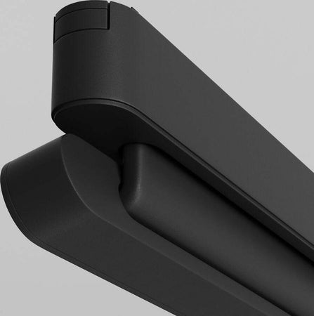 Connettore-Per-Base-Di-Illuminazione-Di-Binario-Moderno-Plastica-Nera-22,2Cm