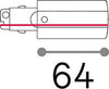 Connettore-Principale-E-Destro-On-Off-Link-Alluminio-Bianco-Senza-Finiture