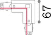 Connettore-Principale-E-Destro-On-Off-Link-Alluminio-Bianco