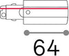 Connettore-Principale-E-Sinistro-On-Off-Link-Alluminio-Bianco-Senza-Finiture