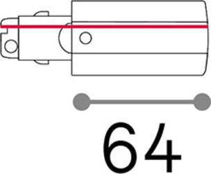 Connettore-Principale-E-Sinistro-On-Off-Link-Alluminio-Bianco-Senza-Finiture