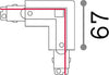 Connettore-Principale-E-Sinistro-On-Off-Link-Alluminio-Bianco
