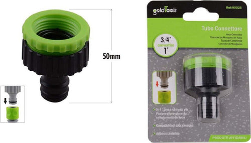 Connettore Rapido Con Filetto Femmina Da 3/4? A 1? Per Tubo Rubinetto 50mm 90025 Giardino e giardinaggio/Attrezzi da giardino e attrezzature per l'irrigazione/Attrezzature per l'irrigazione/Pompe e accessori/Parti e connettori Trade Shop italia - Napoli, Commerciovirtuoso.it