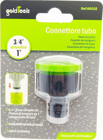 Connettore Rapido Con Filetto Femmina Da 3/4? A 1? Per Tubo Rubinetto 50mm 90025 Giardino e giardinaggio/Attrezzi da giardino e attrezzature per l'irrigazione/Attrezzature per l'irrigazione/Pompe e accessori/Parti e connettori Trade Shop italia - Napoli, Commerciovirtuoso.it