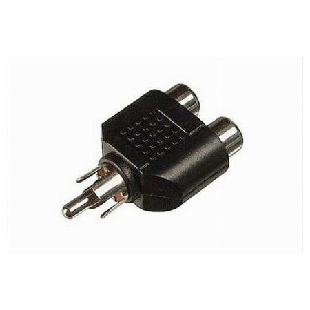 Connettore Rca Adattatore Audio Con Spina Rca Maschio A 2 Rca Femmina C-rca01