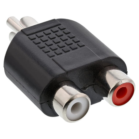Connettore Rca Adattatore Audio Con Spina Rca Maschio A 2 Rca Femmina C-rca01