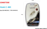 Connettore Rca Maschio / Satellitare Femmina Adattatore Televisore Maxtech C-009 Elettronica/Informatica/Accessori/Adattatori/Adattatori maschio/femmina Trade Shop italia - Napoli, Commerciovirtuoso.it