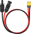 Connettore Solare Adattatore XT60 per Collegamento dei Pannelli Solari 12AWG