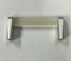 CONNEX---MANIGLIA-IN-VETRO-BIANCO-CON-ANGOLARI-NIKELATI-64MM