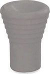 CONNEX---POMOLO-IN-PLASTICA-RIGATO-15MM-GRIGIO