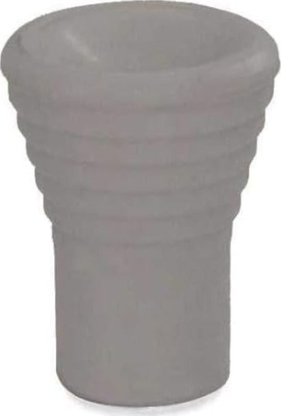 CONNEX---POMOLO-IN-PLASTICA-RIGATO-15MM-GRIGIO