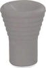 CONNEX---POMOLO-IN-PLASTICA-RIGATO-15MM-GRIGIO