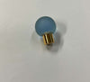 CONNEX---POMOLO-IN-VETRO-AZZURRO-BASE-ORO-DIAMETRO-25MM