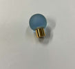 CONNEX---POMOLO-IN-VETRO-AZZURRO-BASE-ORO-DIAMETRO-25MM