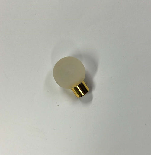 CONNEX---POMOLO-IN-VETRO-BIANCO-BASE-ORO-DIAMETRO-25MM