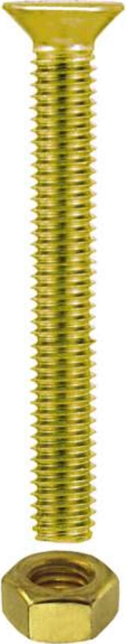 CONNEX---VITI-PER-METALLO-TESTA-PIANA-SVASATA-OTTONE---15-PZ.---4-X-10-MM.