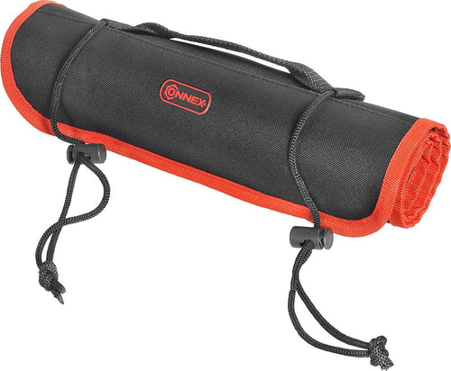 Connex-COX952062-Borsa-per-Gli-Attrezzi-da-arrotolare-con-22-Scomparti,-Rossa,-Nera
