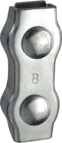 CONNEX--MORSETTO-DUPLEX-PER-FUNI-IN-ACCIAIO-ZINCATO--DIAM.6-MM.
