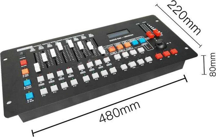 Console-Controller-512-Illuminazione-Scenica-240-Canali-480-Scene-Concerti-Scolastici-Party-Disco-Ktv-Club