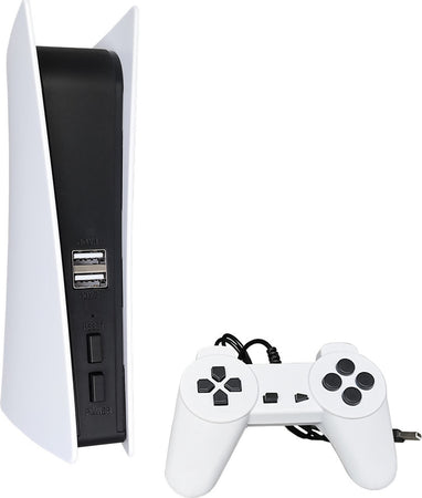 Console-game-station-5-con-300-giochi-integrati-2-controller-cablati-facile-connessione-tv