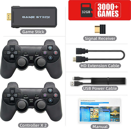 CONSOLE GAME STICK 3000 in 1 VIDEOGIOCHI ULTRA HD 4K HDMI 2 CONTROLLER JOYSTICK Giochi e giocattoli/Elettronica per bambini/Console portatili Zencoccostore - Formia, Commerciovirtuoso.it