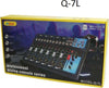 Console Missaggio Mixer Professionale 7 Channel Mixing Serie Usb Bluetooth Q-7l Strumenti Musicali/Attrezzature per DJ e VJ/Mixer per DJ Trade Shop italia - Napoli, Commerciovirtuoso.it