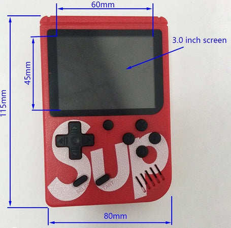 CONSOLE PORTATILE VIDEOGIOCO 8 BIT 400 GIOCHI SCHERMO COLORI RETRO' joystick SUP  Trade Shop italia - Napoli, Commerciovirtuoso.it