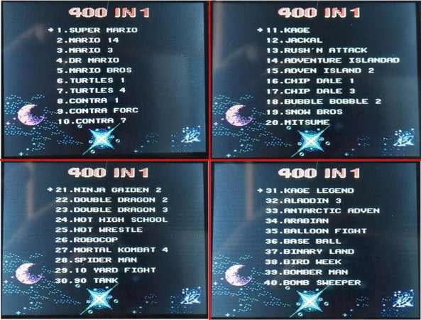 CONSOLE PORTATILE VIDEOGIOCO 8 BIT 400 GIOCHI SCHERMO COLORI RETRO' joystick SUP  Trade Shop italia - Napoli, Commerciovirtuoso.it