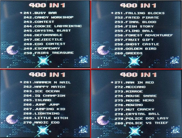 CONSOLE PORTATILE VIDEOGIOCO 8 BIT 400 GIOCHI SCHERMO COLORI RETRO' joystick SUP  Trade Shop italia - Napoli, Commerciovirtuoso.it