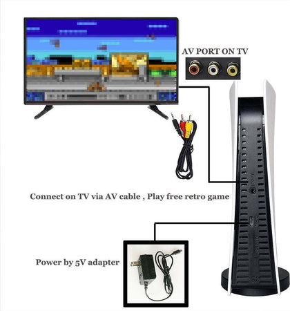 Console Retro Game Station 5 Usb 200 Lettore Giochi Classici 8 Bit Gs5 Uscita Av Giochi e giocattoli/Elettronica per bambini/Console portatili Trade Shop italia - Napoli, Commerciovirtuoso.it