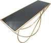 Console-ring-struttura-in-ferro-color-oro-e-vetro-per-interni