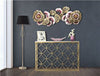 Console-struttura-in-metallo-color-oro-e-ripiano-in-marmo-per-interni