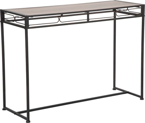 Console-struttura-in-metallo-e-ripiano-in-legno-MDF-per-interni