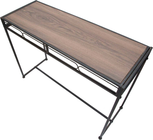 Console-struttura-in-metallo-e-ripiano-in-legno-MDF-per-interni